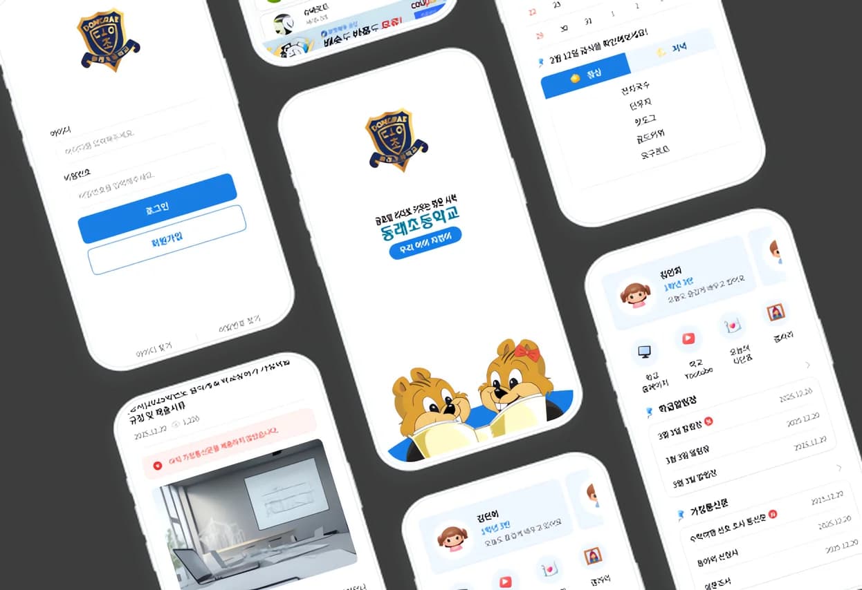 학부모소통플랫폼 앱 화면 1